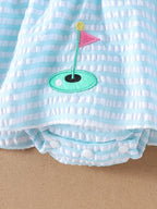 Baby Girls  Sleeveless Ruffle Texture Bowknot Dress Bodysuit