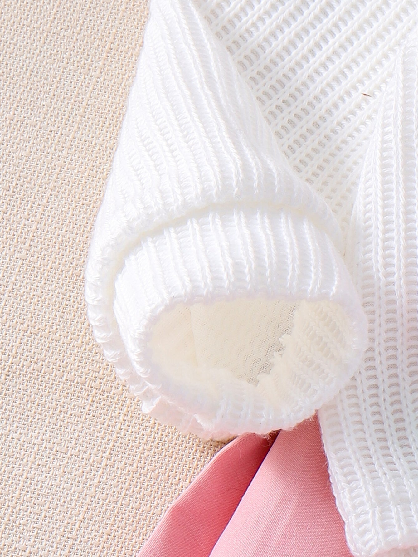 Baby Girls Spring/Autumn Long-Sleeve 3D Floral Knitted Cardigan and Pink Pleated Skirt Two-Piece Set